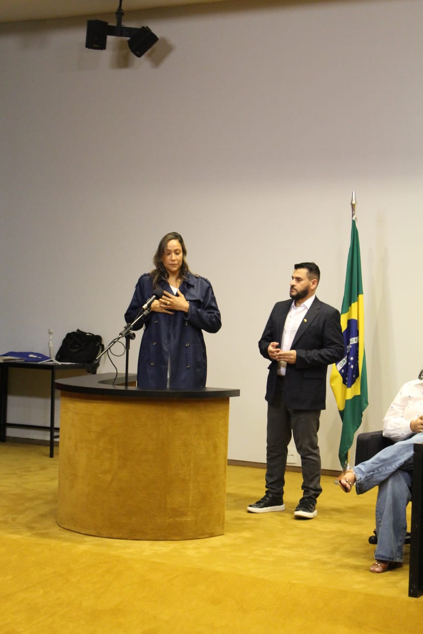 Ativista Carla Mariles no SAFA