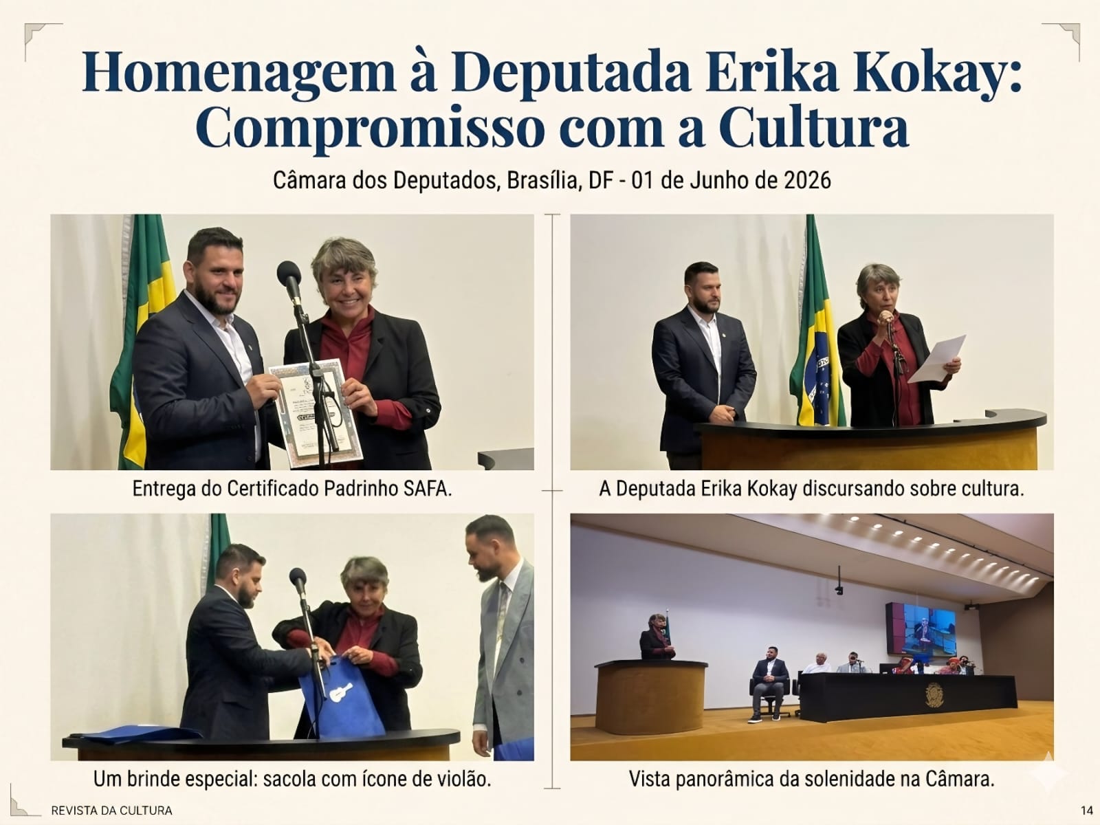 Homenagem à Deputada Erika Kokay